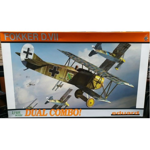 1/48 Eduard D.VII Fokker Dual Combo Kit 8133